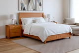 Justine Panel Bed with Footboard Storage