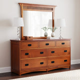 Prairie Mission 7-Drawer Dresser