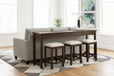 Incognito Console Bar Table, 72"