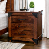 Kodiak 3-Drawer Nightstand, Extra Wide