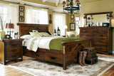 B&O Railroad© Trestle Bridge Nightstand with Opening
