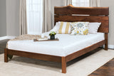 Live Edge Headboard with Wood Frame