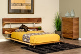 Live Edge Headboard with Wood Frame
