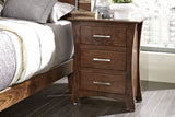 Loft 3-Drawer Nightstand