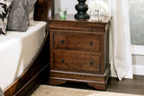 Louis Philippe Sleigh Bed