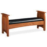 Aspen Santa Fe Bench with Inlay