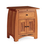 Aspen Nightstand with Doors and Inlay