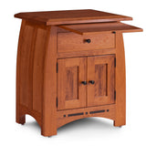 Aspen Nightstand with Doors and Inlay