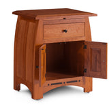 Aspen Nightstand with Doors and Inlay