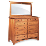 Aspen 12-Drawer Bureau with Inlay