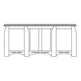 Aspen Executive Desk with Inlay