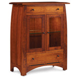 Aspen 2-Door Dining Cabinet with Inlay