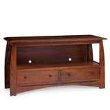 Aspen 2-Drawer Open TV Stand with Inlay, 60"