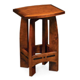 Aspen Swivel Barstool with Inlay, No Back