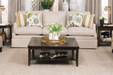 Crawford Square Coffee Table with Shelf