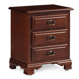 Classic 3-Drawer Nightstand