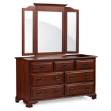 Crown Tri-View Dresser Mirror