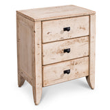 Justine 3-Drawer Nightstand