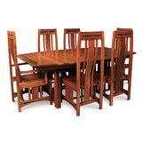Aspen Trestle Table with Inlay