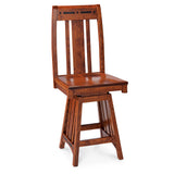 Aspen Swivel Barstool with Inlay