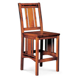 Aspen Stationary Barstool with Inlay