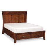 Loft II Panel Bed with Footboard Storage