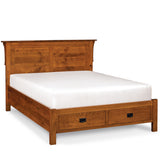 San Miguel Panel Bed with Footboard Storage