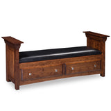 Colburn 2-Drawer Santa Fe Bench