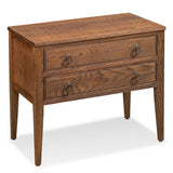 Hamptons 2-Drawer Nightstand, Extra Wide